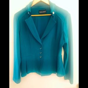 Frank Lyman Teal Blazer